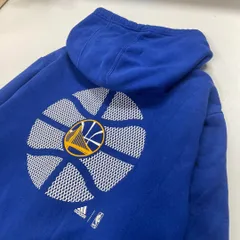 adidas NBA バスケ パーカー ブルー メンズL