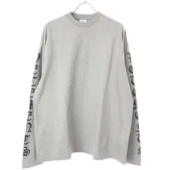 VETEMENTS ヴェトモン 20AW Gothic Font Long sleeve Tee ゴシックフォントロングスリーブTシャツ UAH21TR526 グレー XSのサムネイル