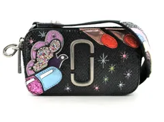 ◇極美品 希少 MARC JACOBS マーク ジェイコブス スナップショット ショルダーバッグ スモールカメラバッグ 刺繍 ビジュー◇