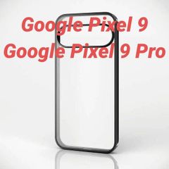 Google Pixel 9/9 Pro 用ソフトケース メタリックブラック
