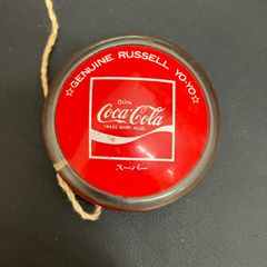 Coca-Cola Russell L Yo-Yo 赤　1976年頃　紐汚れあり 当時物 ヨーヨー コカコーラ 昭和レトロ YO-YO スーパー コカ コーラ RUSSELL