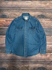 【 Levi's / Denim Western Shirt  】 リーバイス　デニム ウエスタンシャツ　L
