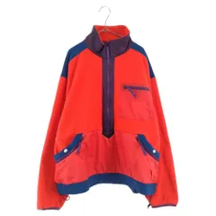 FACETASM (ファセッタズム) 22AW RIOT HIGHNECK FLEECE PULLOVER RF22F-JK-U07 ナイロン切り替えしアノラックフリースジャケット レッドのサムネイル