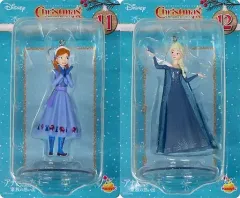 【中古】置物・装飾品 全2種セット オーナメント 「ディズニー クリスマスオーナメントくじ 2022」 アナと雪の女王 シリーズ フィギュアオーナメント賞