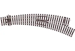 【新品】鉄道模型 OO/HOゲージ 1/76 ストリームライン コード100 曲線分岐レール：右 [PESL-U76]