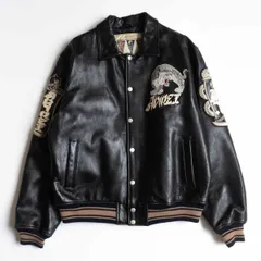 R.B.C レザー スタジャン バーシティジャケット 虎 タイガー XL