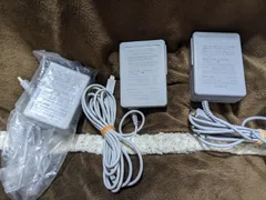 3個　美品　3DS ACアダプター WAP-002 充電器 純正品 ニンテンドー