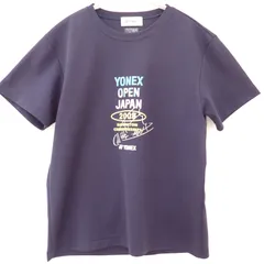 古着　YONEX ヨネックス　メンズTシャツ　スポーツTシャツ　TONEX OPEN JAPAN 2005 BADMINTON CHAMPIONSHIPS バトミントン　チャンピオンシップ　Sサイズ