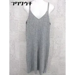 ◇ GLOBAL WORK グローバルワーク ノースリーブ 膝下丈 ワンピース サイズL グレー レディース 【中古】 【1002802400186】
