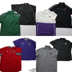 古着卸 まとめ売り スポーツブランドMIX S/S ジャケット 8枚セット (メンズ L /XL ) アディダス ナイキ ミズノ 中古 古着 NB9965