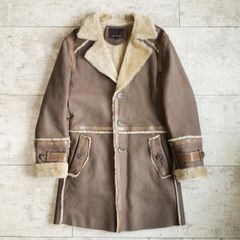 ZILLI ジリー シェアリング スエード 羊革 ラムレザー ムートン コート