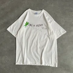 00s/YAZBEK/半袖Tシャツ/メッセージプリント/ティンカーベル/プロモーション/妖精/星/ホワイト/白/L/jmaple