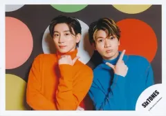 【中古】生写真(ジャニーズ) SixTONES/京本大我・高地優吾/横型・上半身/アルバム「声」MV＆ジャケ写オフショット/公式生写真