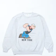 Goodwear グッドウェア POPEYE PRINT CREW SW ポパイ プリント クルーネック スウェット トレーナー 新品