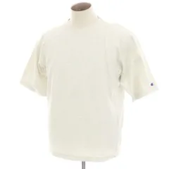 【中古】チャンピオン Champion コットン系 リバースウィーブ型 クルーネック 半袖Ｔシャツ オートミール【サイズL】【メンズ】