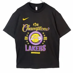 AlstyleアルスタイルNBAロサンゼル・スレイカーズLAKERS半袖TシャツバスケットボールNikeナイキスウッシュロゴ黒ブラック紫パープル黄色イエローvintageヴィンテージ50108