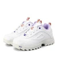 在庫限り outlet / 処分特価品  WSS25006133 DISTORTER PREMIUM WHITE/PURPLE /ORANGE レディース ホワイト HERITAGE 厚底 スニーカー