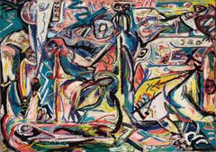 ジャクソン・ポロック　A3(297㎜×420㎜）アートポスター 日本製 絵画 インテリア 壁紙10