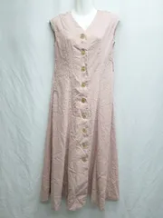 ◇ ◎ ⊂ natural couture ナチュラルクチュール ノースリーブ ロング丈 ワンピース サイズF ピンク レディース P  【1409250021671】のサムネイル