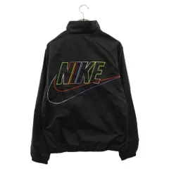 NIKE (ナイキ) バックロゴ刺繍 ウーブンジャケット DX0673-010 ブラックのサムネイル