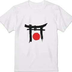 送料無料  100%コットン ユニーク 日本 鳥居 Tシャツ 日本 お土産 贈り物 ギフト Tシャ 熱転写3Dプリント メンズ　レディース おもしろい 半袖 パロディ　Tシャツ