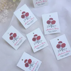 母の日タグ カーネーション