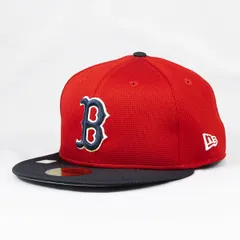 【ニューエラ正規品】ニューエラ 帽子 キャップ 59FIFTY 2025 MLB Batting Practice ボストン・レッドソックス レッド(商品番号：14459848)