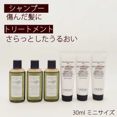ルベル ナチュラルヘアソープ シャンプー30ml+トリートメント30ml(シーウィード+ライスプロテイン)のサムネイル