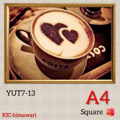 A4額付き square【YUT7-13】ダイヤモンドアート