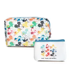 【特価商品】2点セット 全4種 防水 化粧ポーチ 小銭入れ ミニ財布 PUレザー