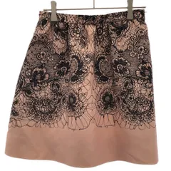 VALENTINO ヴァレンティノ 22SS フラワープリントレーヨンシルクスカート SB3RA5104PR ピンク 36のサムネイル