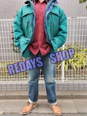 【セット販売】LLBEAN マウンテンパーカー × LLBEAN コーデユロイシャツ/90s ヴィンテージ 大きめサイズ