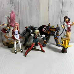 [値下げ交渉歓迎] 美少女 ロボ系 フィギュアセット G-taste トップをねらえ！ ガン×ソード バスターマシン メイド アクションポーズ 袋入り 2000年代 トレフィ 即購入OK✨2.7.098