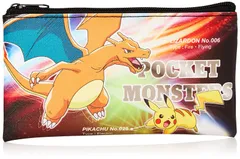 【特価セール】ポケットモンスターフラットマルチポーチ ファイアーフレイム H105×W190mm ティーズファクトリー PM-5533774FF