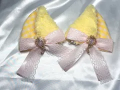 猫耳ヘアクリップ  ピンク  コスプレ