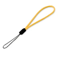 [shizukawill] シズカウィル ショート ストラップ シンプル 丸紐 スマホ 携帯ストラップ オシャレ 落下防止 コンパクト カラフル Yellow(黄色) 0