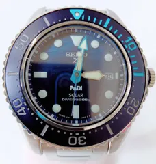 セイコー ダイバーズ PADI サードダイバー復刻 ブルー文字盤 中古品 セイコー ダイバーズ PADI サードダイバー復刻 ブルー文字盤