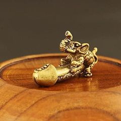 ジョーク キーホルダー ちんちん ちんこ ペニス 性器 男性器 真鍮 ゾウ 象 ユニーク 縁起物 子宝 a