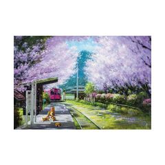 신품 지그 소 퍼즐 1000 개 나가오카 타쿠 봄 플랫폼 72 × 49cm 1000-052 [사가와 익스프레스]