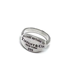 美品★TIFFANY＆CO ティファニー リング リターントゥ オーバル シルバー925 7号