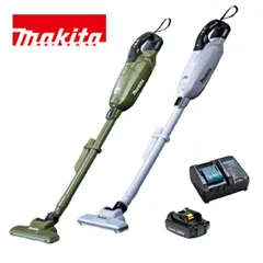 【最新モデル☆美品☆総額4万円】マキタCL285FD＋紙パック8枚＋別売ヘッド付 CL285FDZW 充電式クリーナ マキタ 紙パック式 ホワイト色 本体