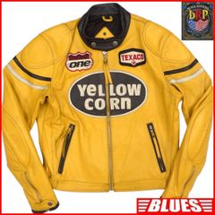 イエローコーン bRP レザー ライダース ジャケット Mサイズ 短丈 2025年最新】YeLLOW CORN メンズ レザージャケット・ライダース