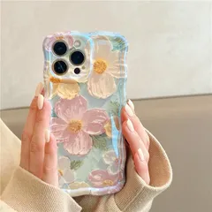 【新着商品】アイフォン13 ワイヤレス充電対応 ケース ストラップホール付き スマホケース 6.1インチ 耐衝撃 軽量 薄型 対応 花柄 可愛い - 韓国 おしゃれ 13ケースTPUカバー グリーン iPhone QLTYPRI