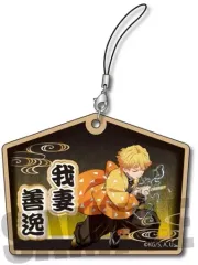 【中古】雑貨 我妻善逸 木札ストラップ 「鬼滅の刃」