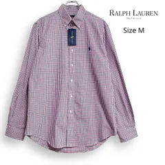 新品 RALPH LAUREN ラルフローレン ボタンダウン チェック 長袖 シャツ M