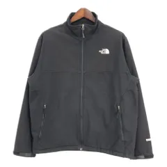 THE NORTH FACE ノースフェイス ソフトシェルジャケット アウトドア ブラック (メンズ XL) 中古 古着 R8823