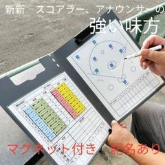 さるびあ樣専用　新新スコア、アナウンスの強い味方　マグネット付き記名あり追加あり スコア アナウンスの強い味方 メンバーボード マグネット付き