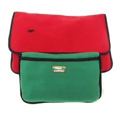 ラルフローレン エルエルビーン ブランケット フリース ひざ掛け 2点セット アウトドア ブランド まとめて まとめ売り メンズ 【中古】