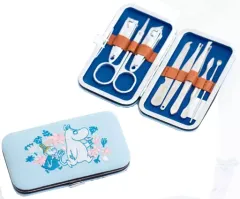 【中古】雑貨 ムーミン＆リトルミイ 刺しゅうがかわいい 豪華! 身だしなみ8点セット 「ムーミン」 リンネル 2023年7月号付録