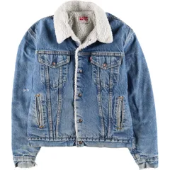 古着 80~90年代 リーバイス Levi's デニムボアジャケット USA製 メンズM相当 ヴィンテージ/eaa498332